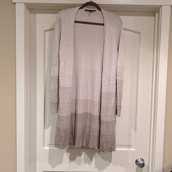 White House Black Market Sweaters - NWOT White House Black Market color block cardigan S